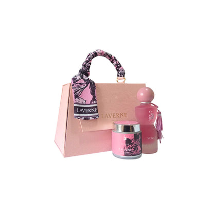 مجموعة عطر وكريم للجسم سينس للنساء من لافيرن